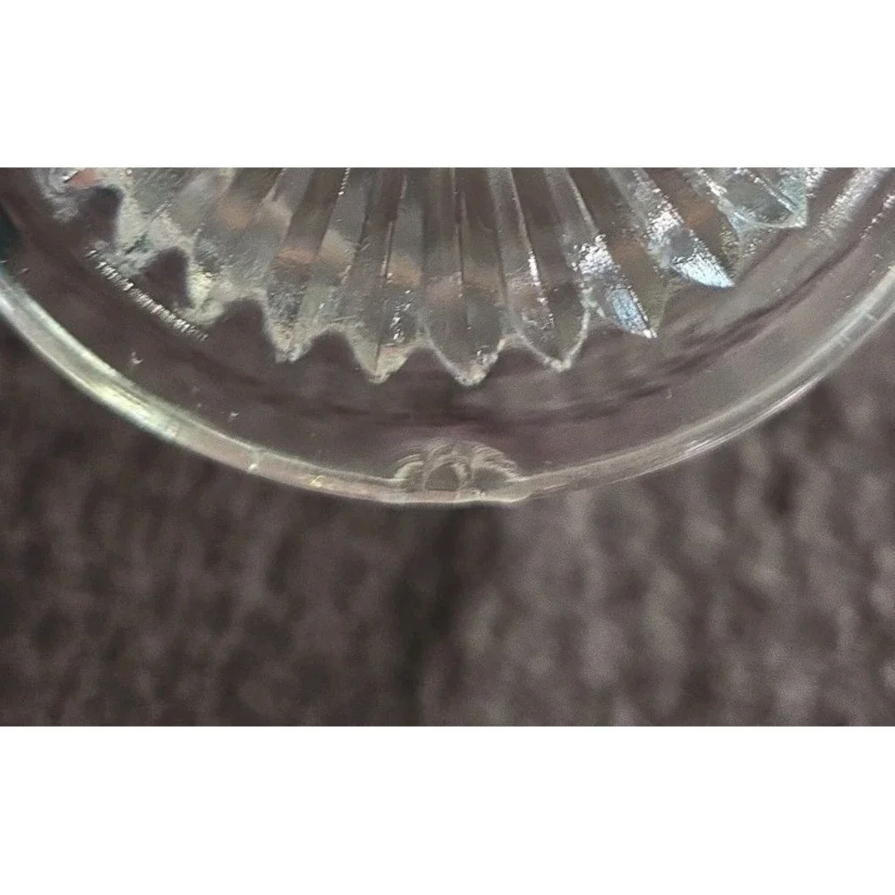 VINTAGE SET OF 5‎ CUT GLASS SHERBERT DESSERT CUPS PUDDING